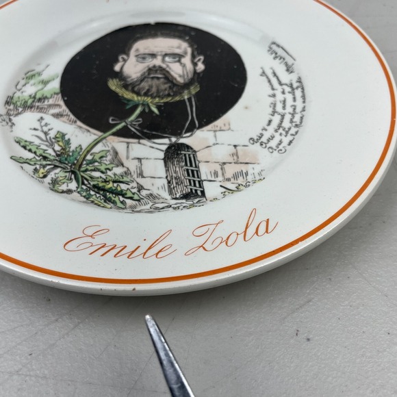 Vintage Alfred Le Petit Plate Le Pissenlit Emile Lola Exposition Universele 1889 - Picture 5 of 12